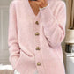 💝49%OFF🌸Women's Casual Winter Plain Yarn Wool Yarn Buttoned Cardigan