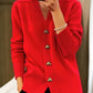 💝49%OFF🌸Women's Casual Winter Plain Yarn Wool Yarn Buttoned Cardigan