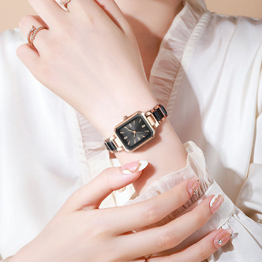 ⌚Women's Fashion Rectangular Quartz Watch